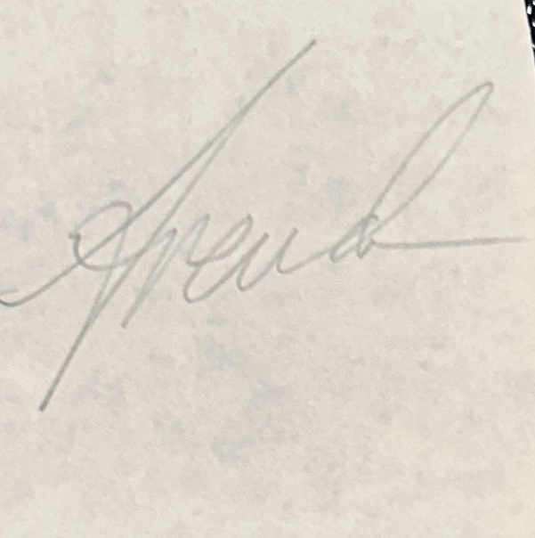 Sigmund Freud Cut Autograph