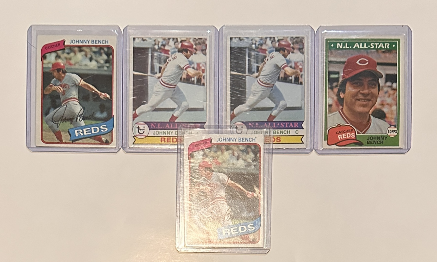 Johnny Bench Card Lot