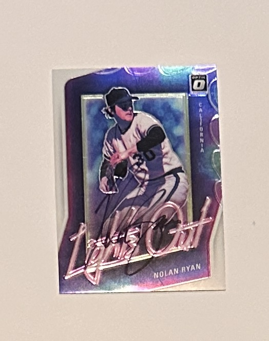 Nolan Ryan Autographed Card 