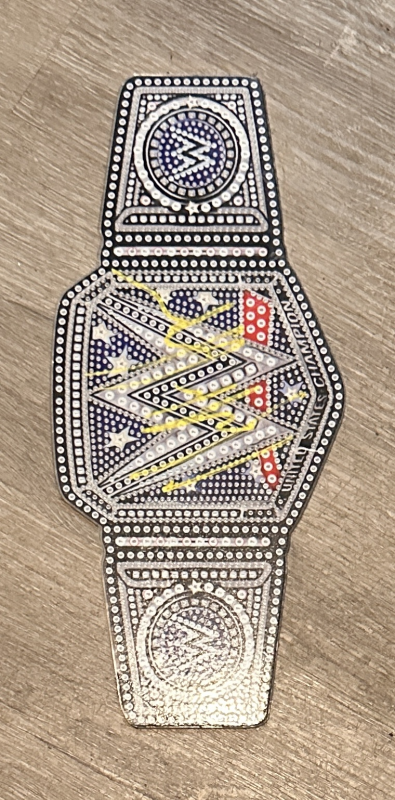Hulk Hogan Mini WWF Champion Belt Autographed 