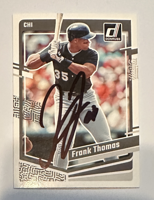 Frank Thomas Autographed Card 