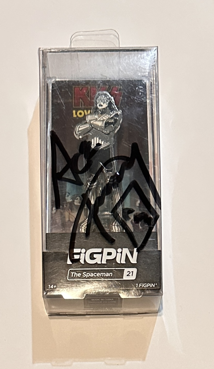 Ace Frehley Autographed Figpin