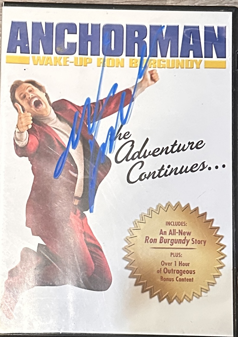 Will Ferrell Autographed DVD