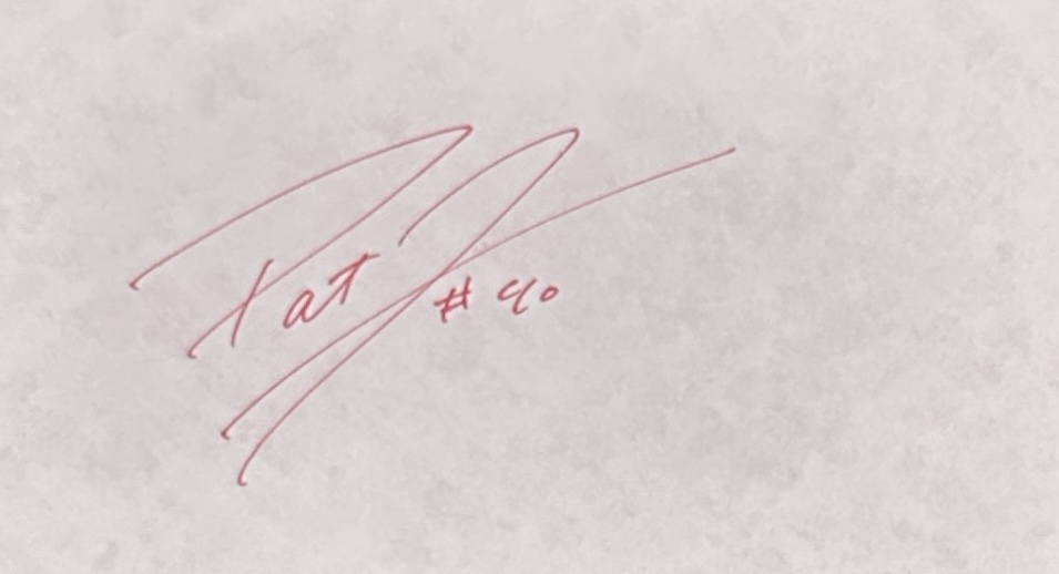 Pat Tillman Autographed CARD 