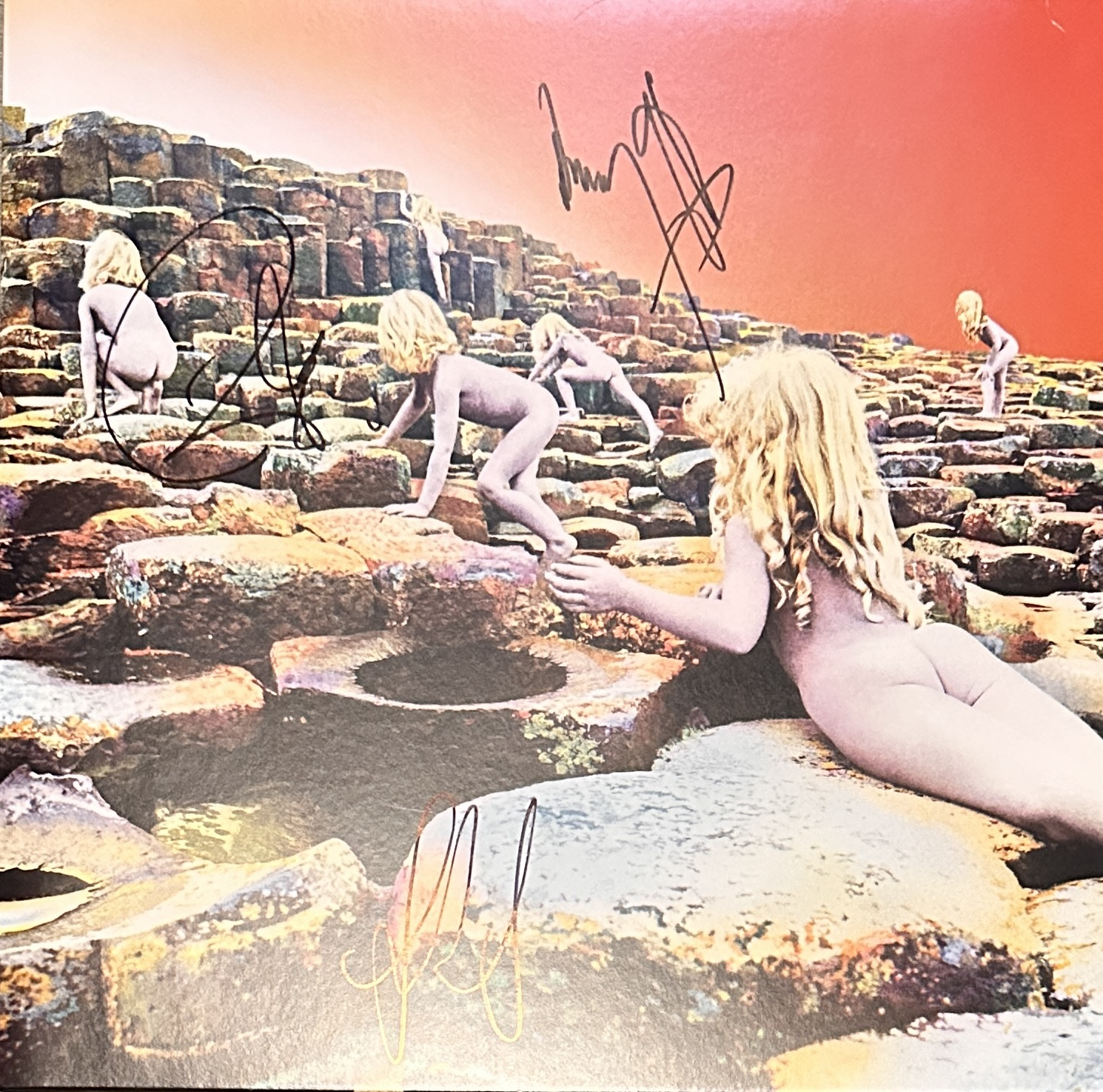 Led Zeppelin Autographed Album PAGE PLANT JONES