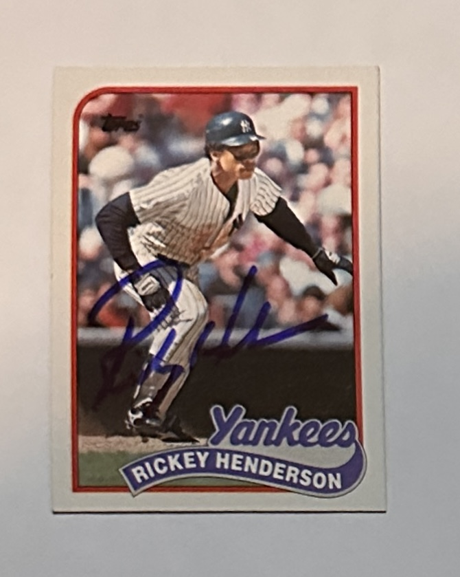 Frank Thomas AUTOGRAPHED CARD 