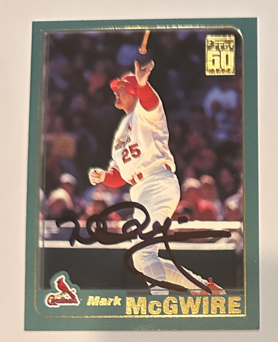 Mark McGwire Autographed Card 