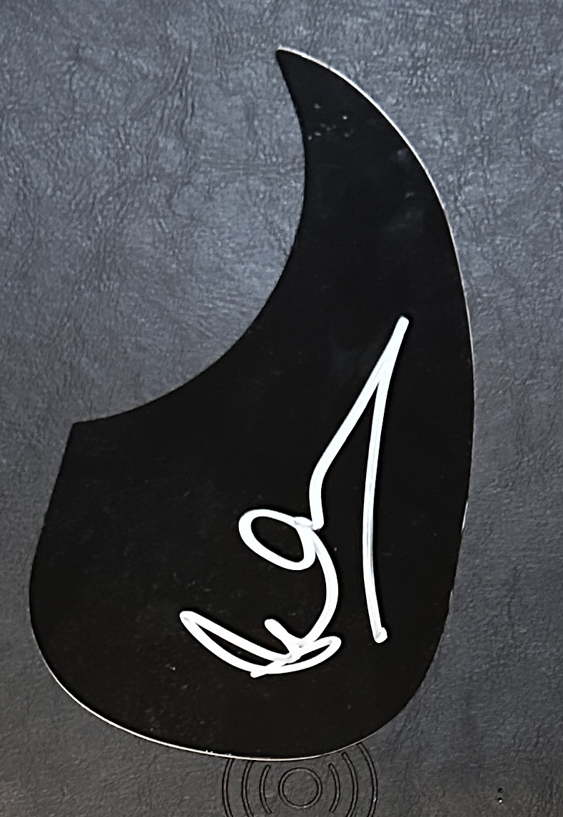 Paul McCartney Autographed Guitar Pickguard