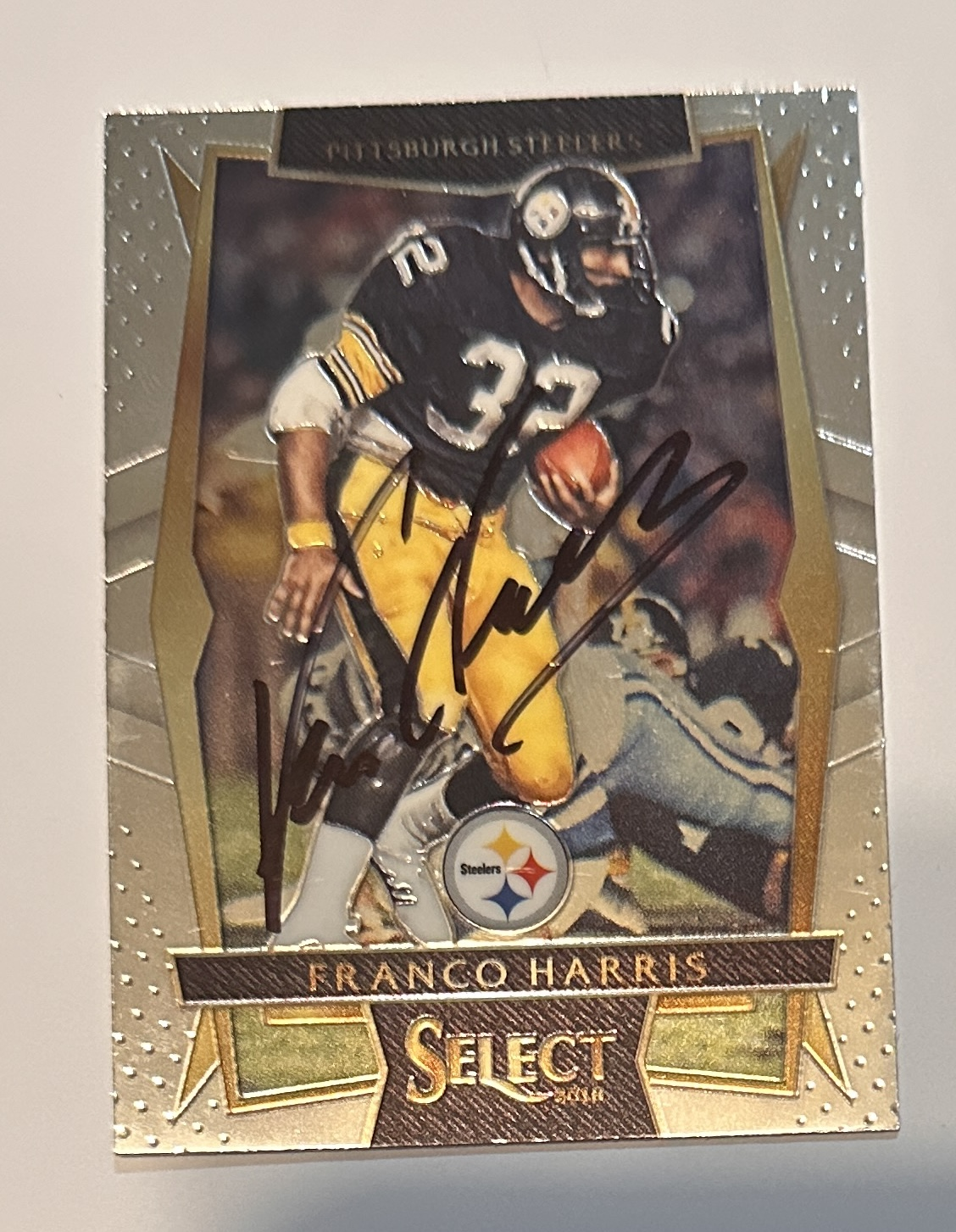 Franco Harris Autographed Card 
