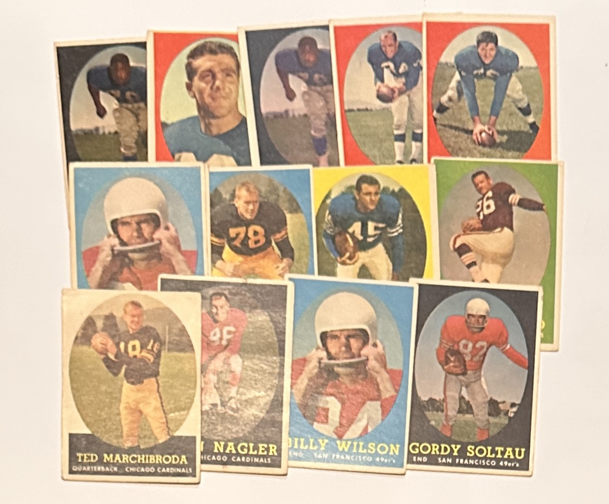 Vintage 1950's Football CARDS