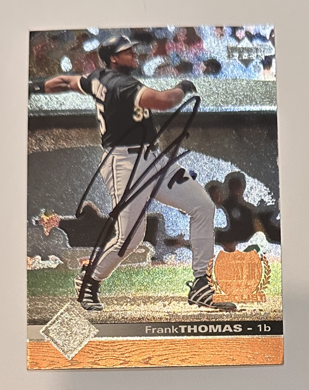 Frank Thomas Autographed Card 