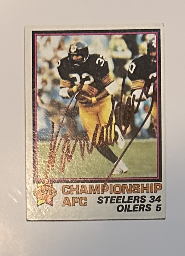 Franco Harris Autographed Card 