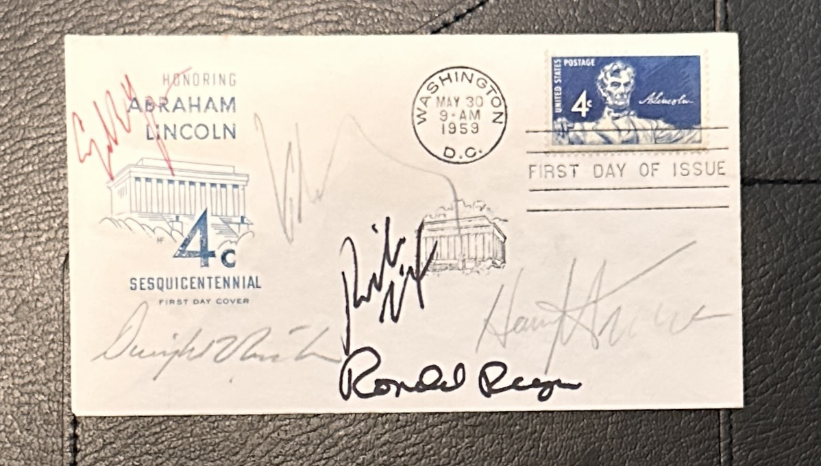 US PRESIDENTS Autographed Envelope