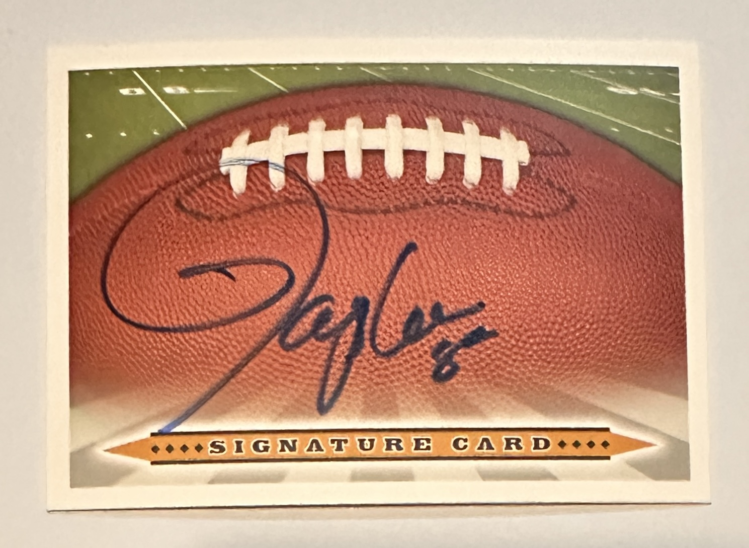 Lawrence Taylor Autographed Card 