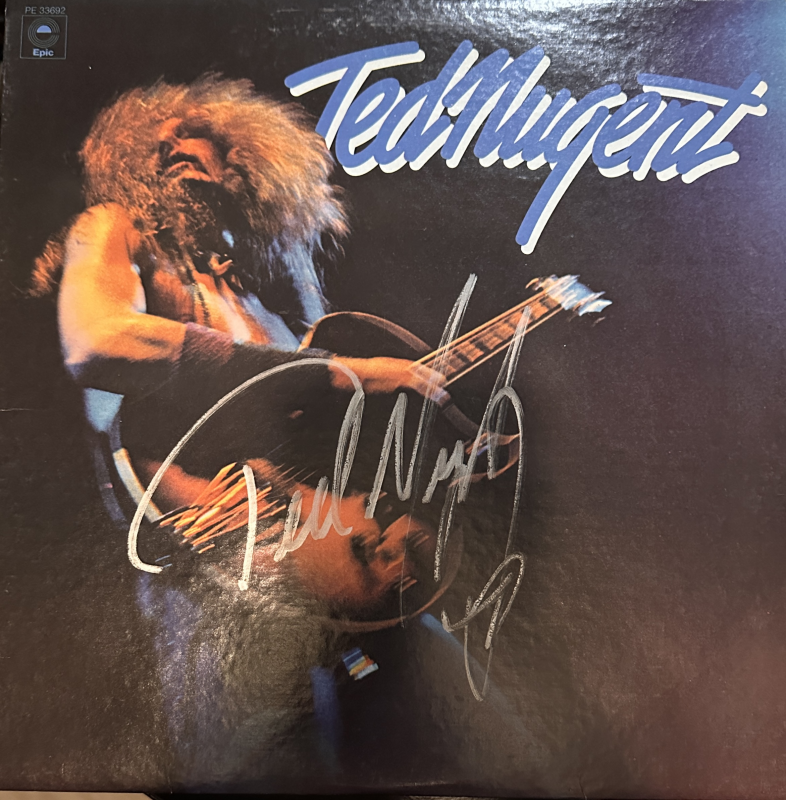Ted Nugent Autographed ALBUM 