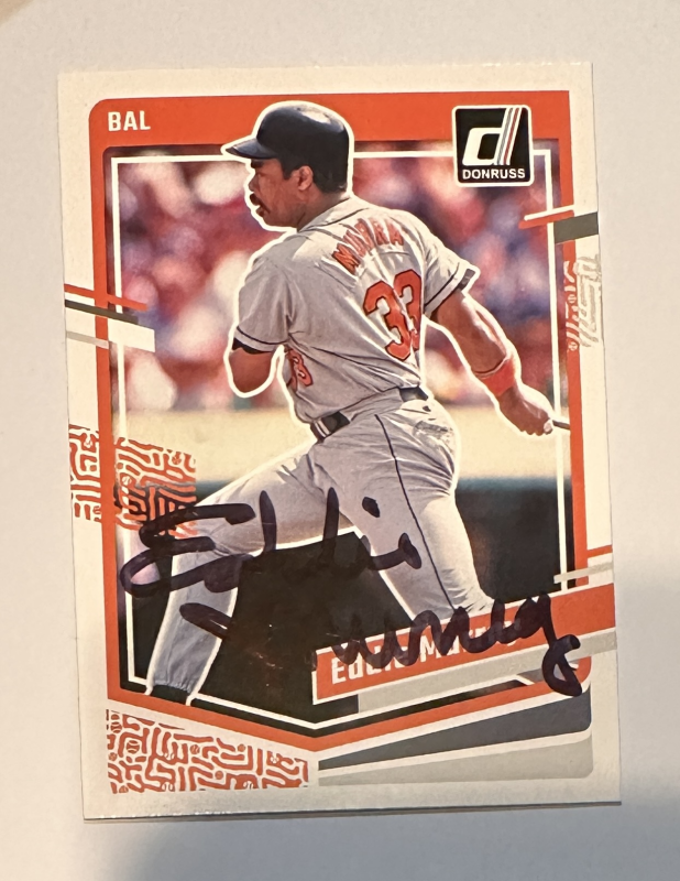 Eddie Murray Autographed Card 