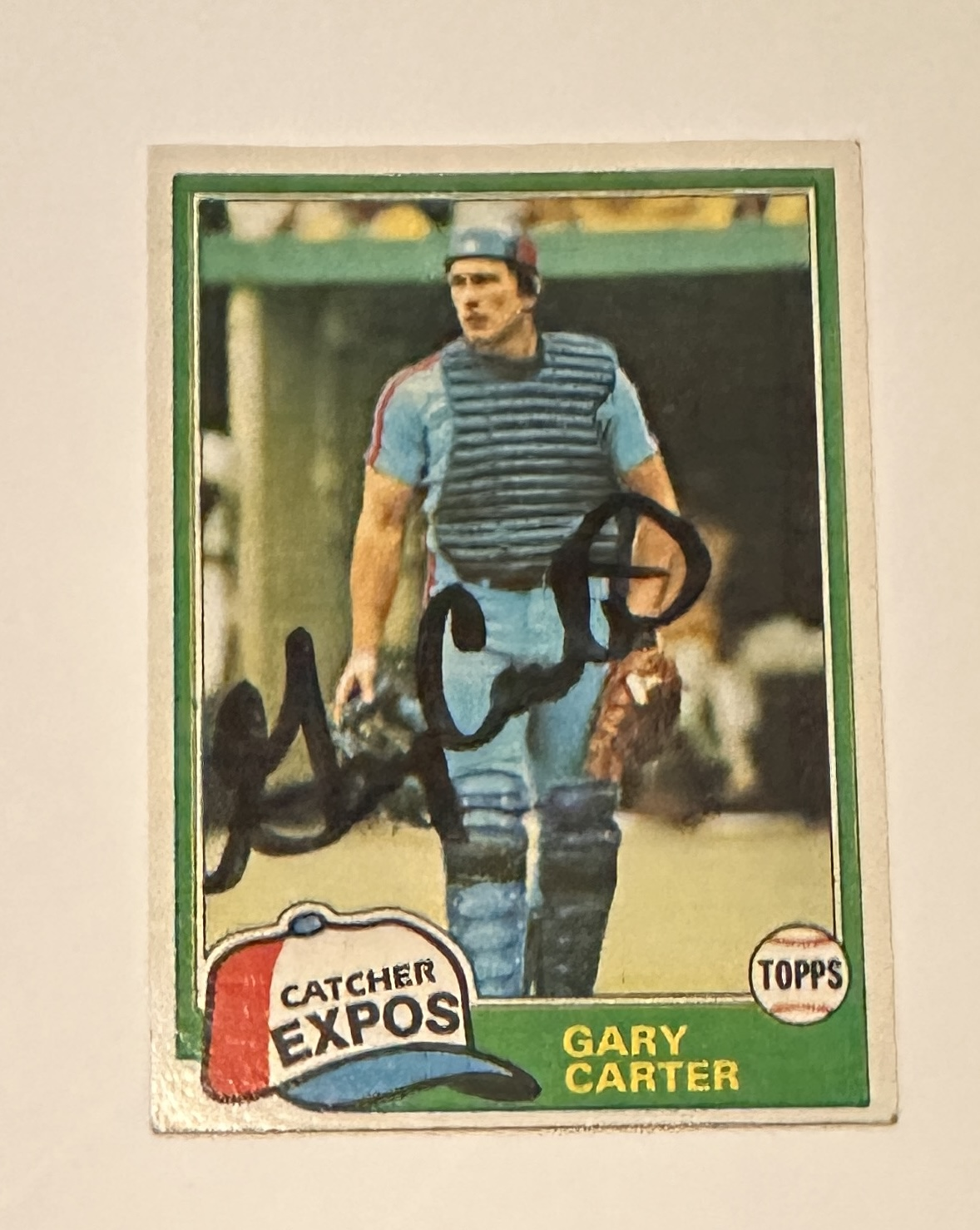 Gary Carter Autographed CARD 