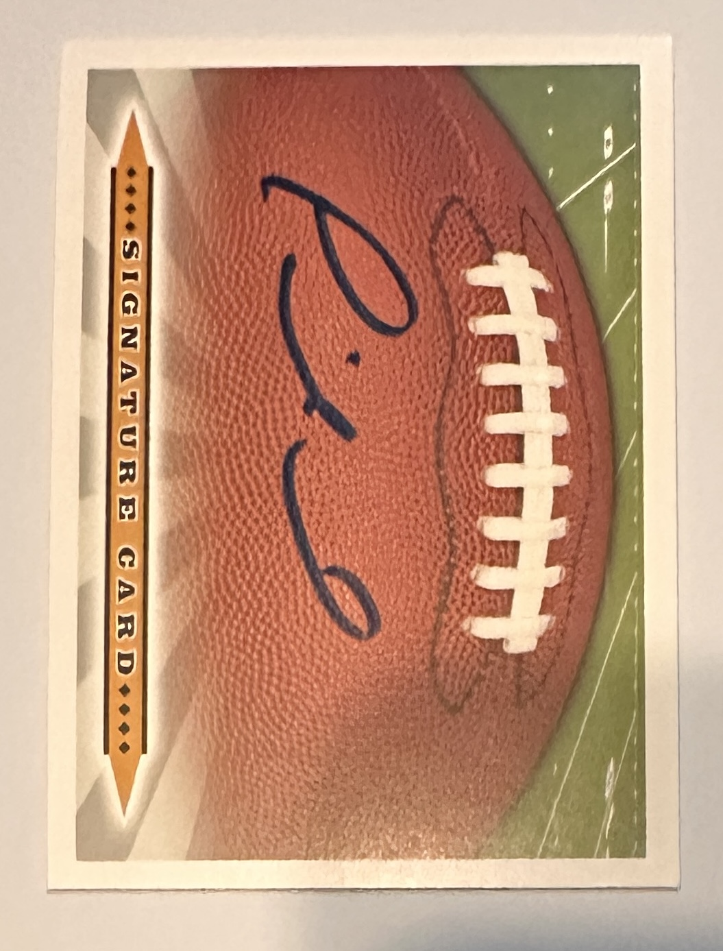 Patrick Mahomes Autographed Card 