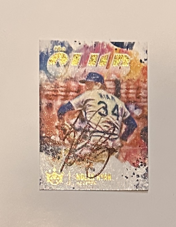 Nolan Ryan Autographed Card 