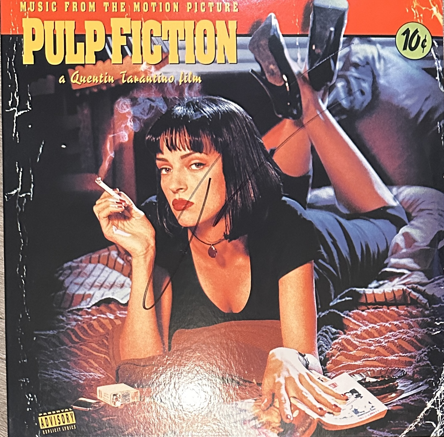 John Travolta Autographed ALBUM Pulp Fiction