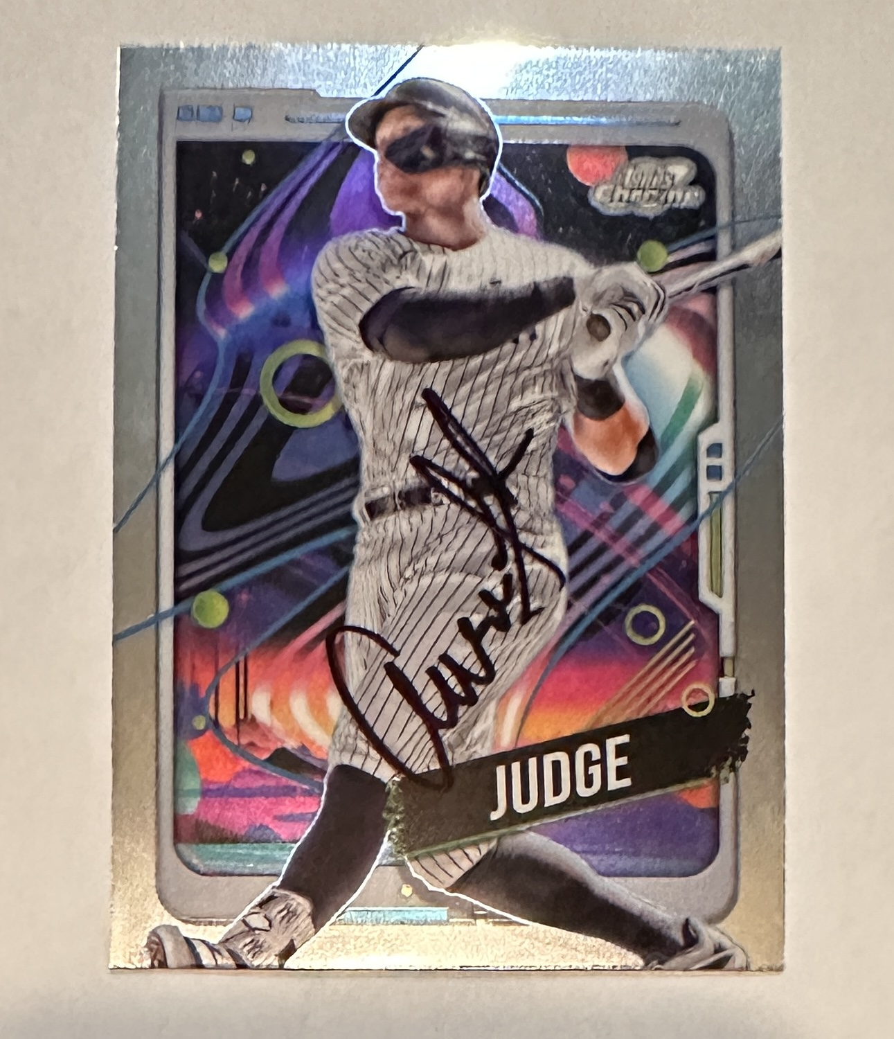 Aaron Judge Autographed Card 