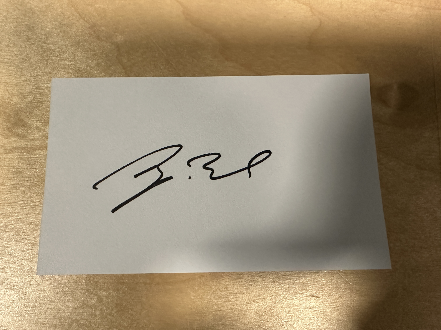 George Bush Jr Autographed PAGE