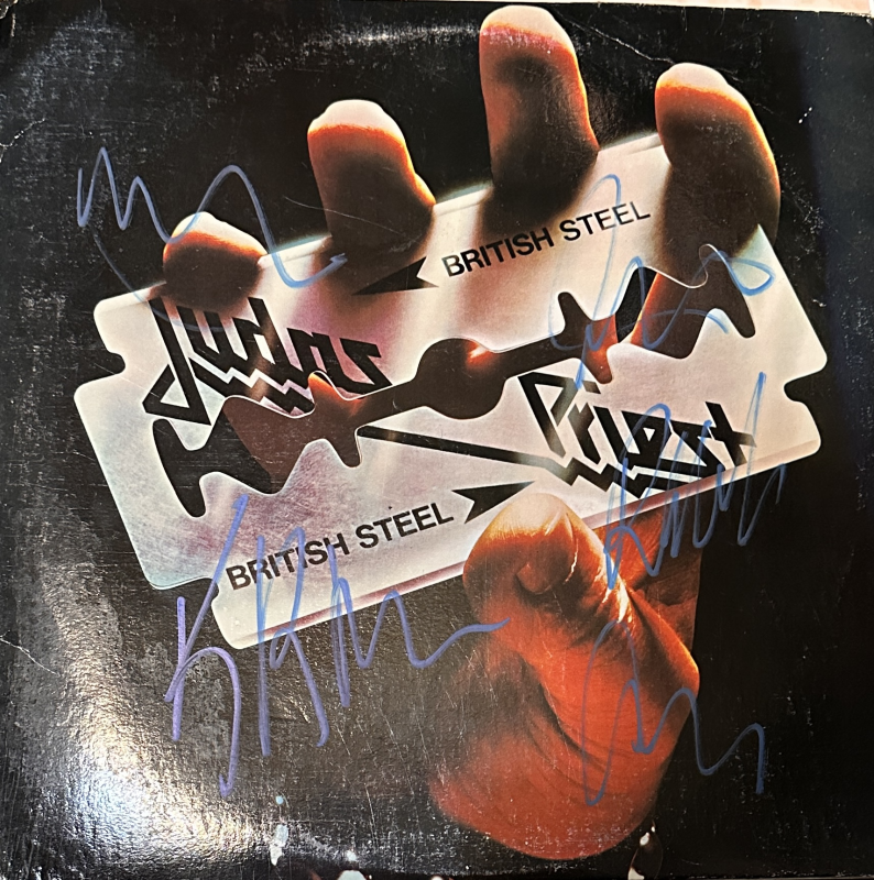 Judas Priest Autographed Album 