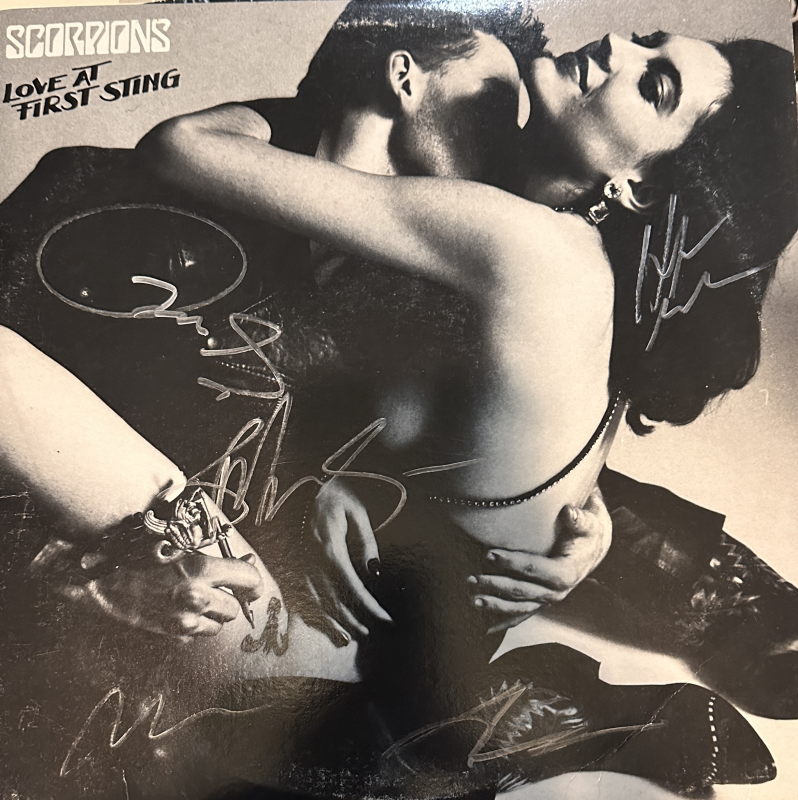 Scorpions Autographed Album 