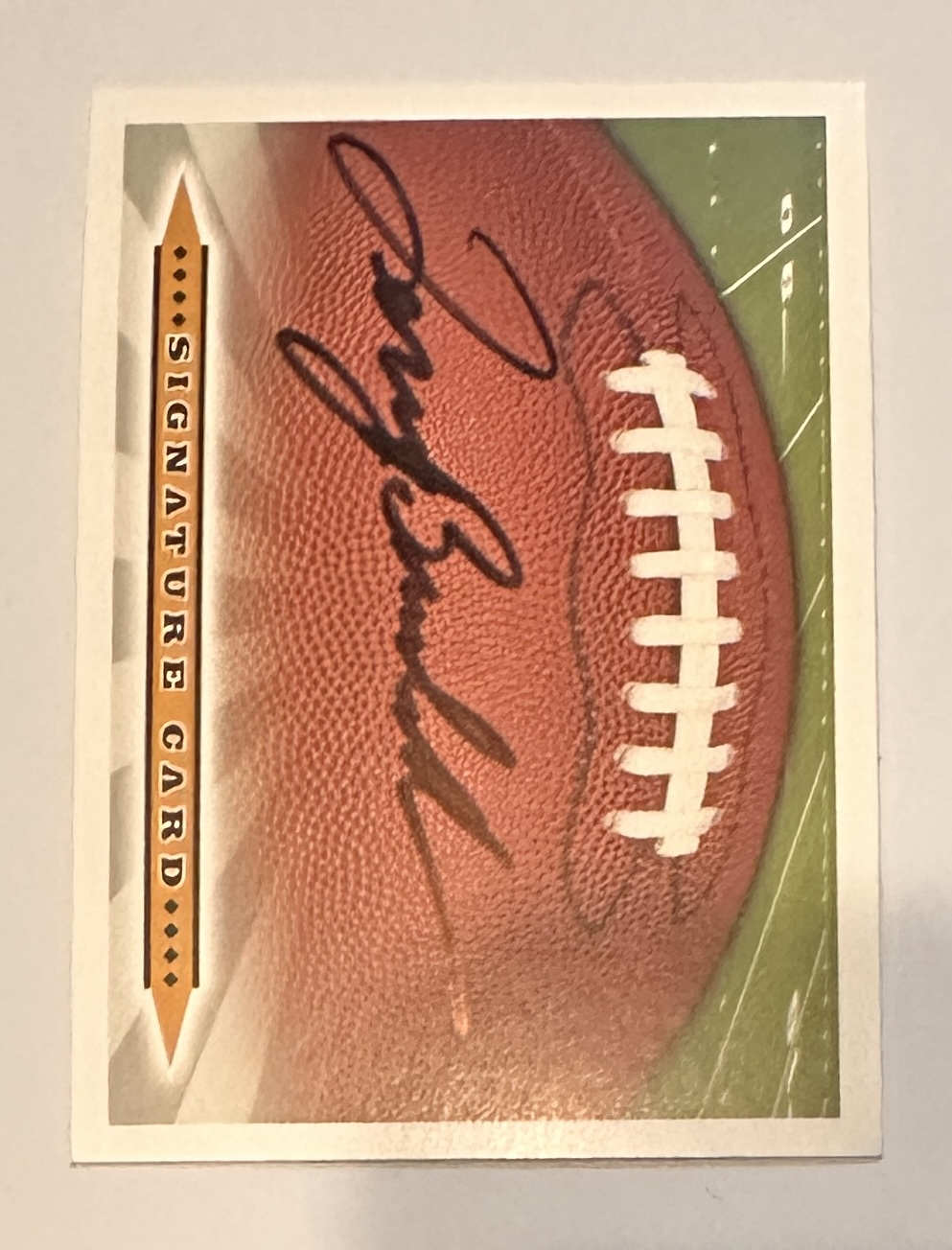 Terry Bradshaw Autographed Card 