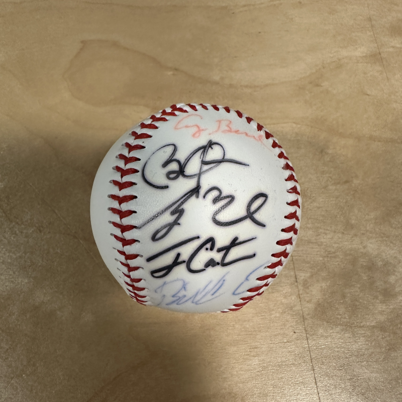 5 Presidents Autographed BASEBALL