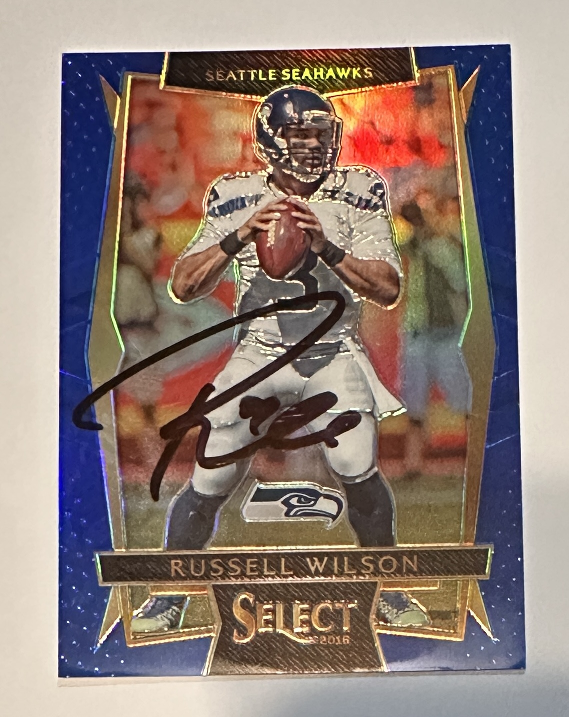 Russell Wilson Autographed Card 