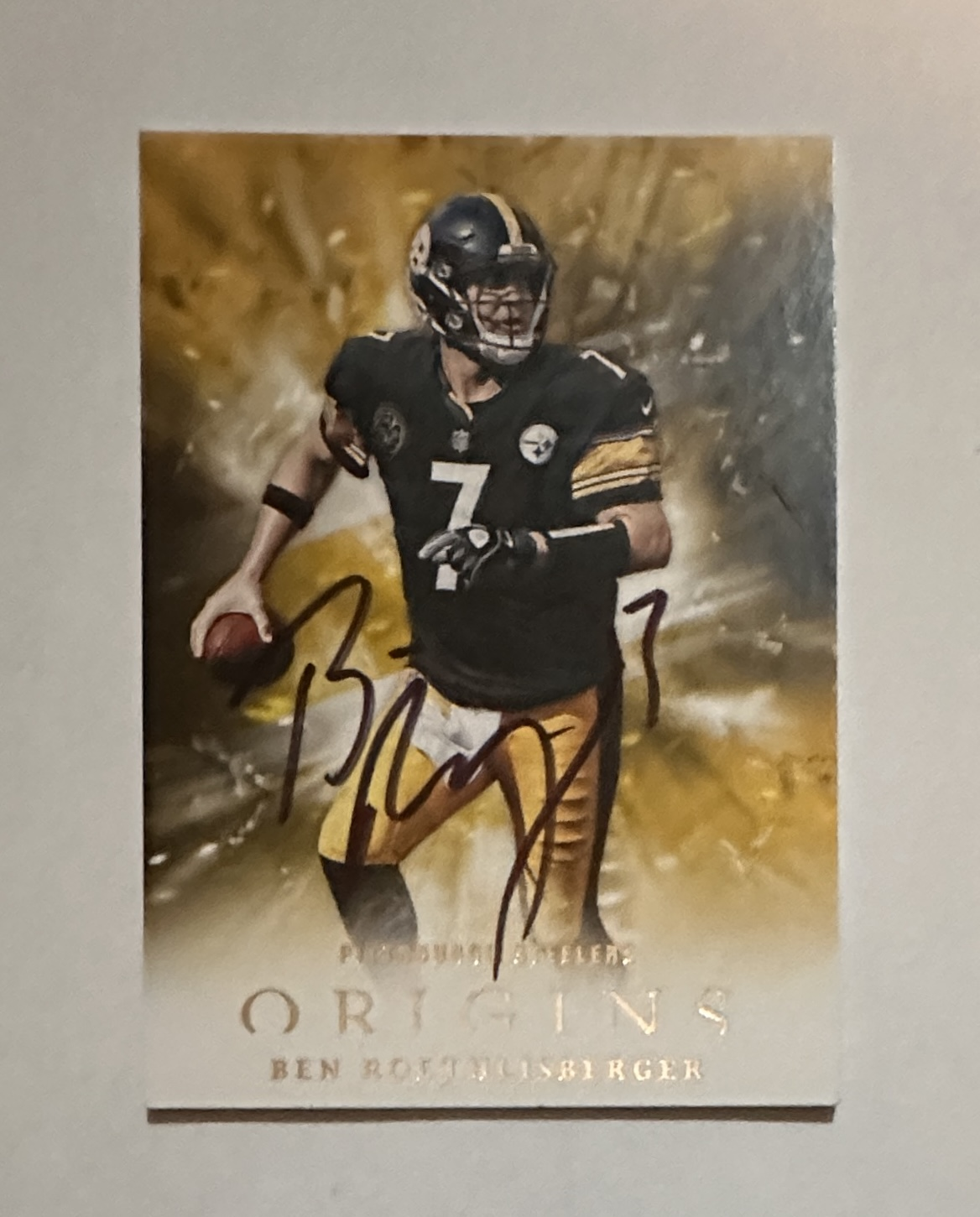 Walter Payton Manning Autographed CARD 