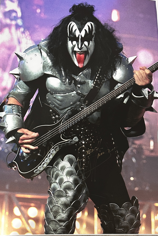 Gene Simmons Autographed Poster 24x36
