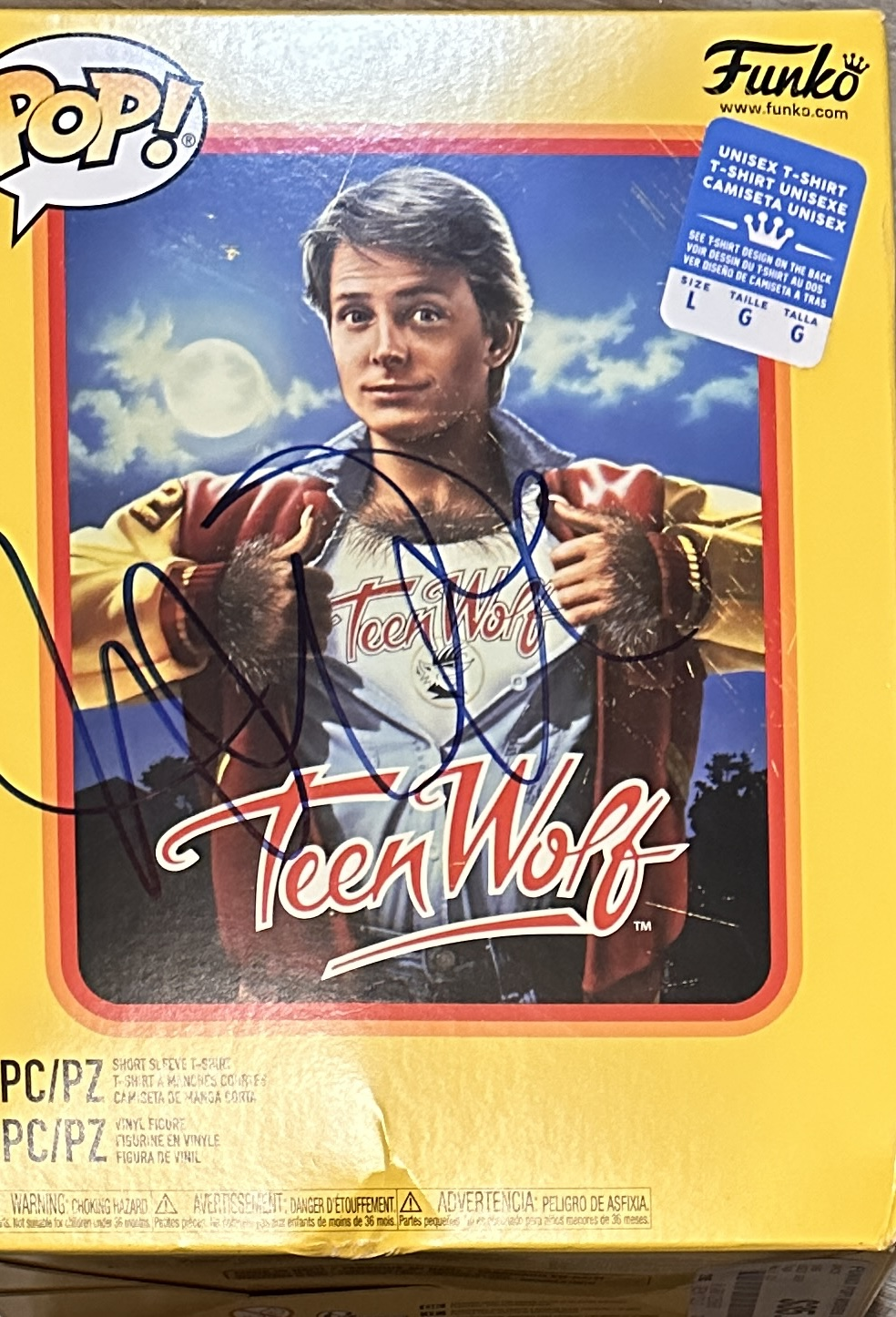 Michael J. Fox Autographed Teen Wolf Funko Box!