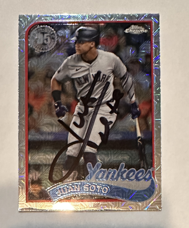 Juan Soto Autographed CARD 