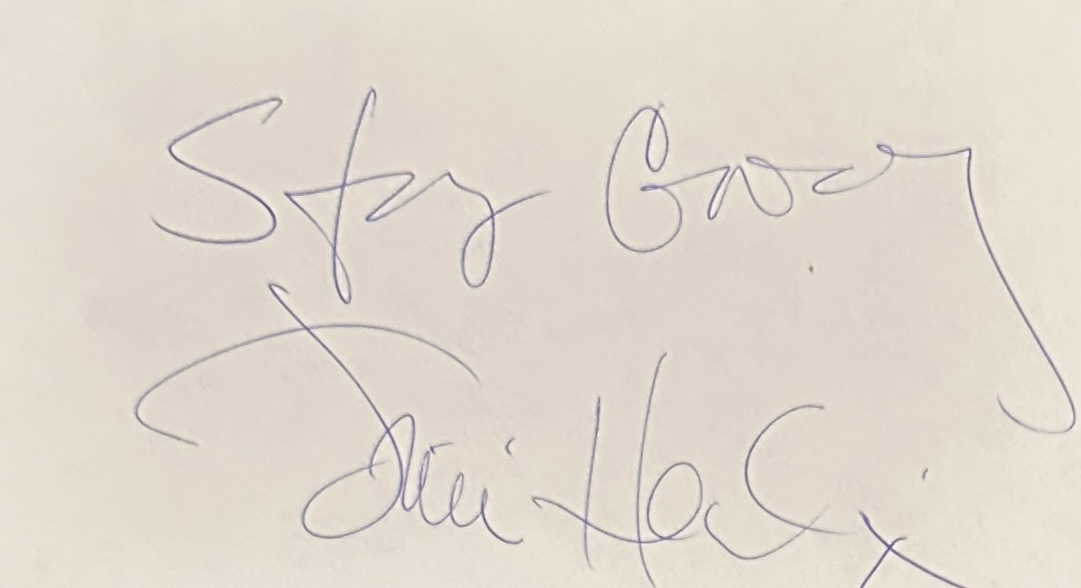 Jimi Hendrix Autographed PAGE