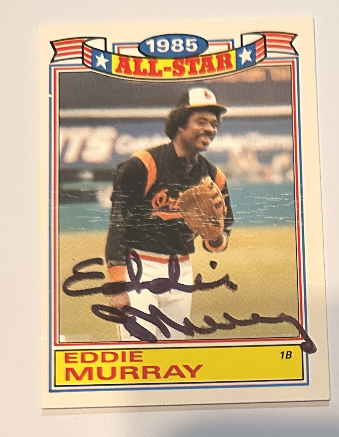 Eddie Murray Autographed Card 