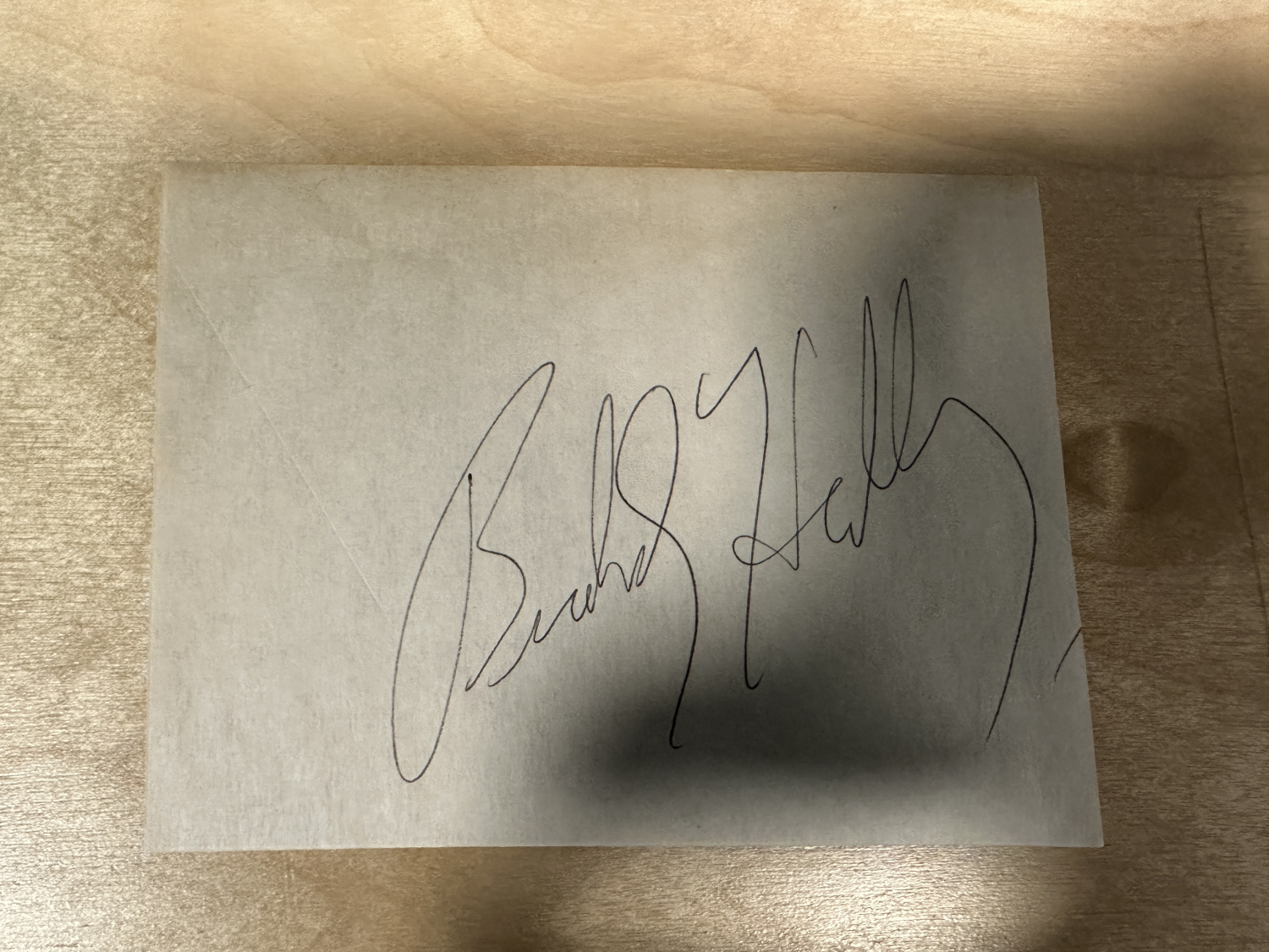 Buddy Holly Cut AUTOGRAPH
