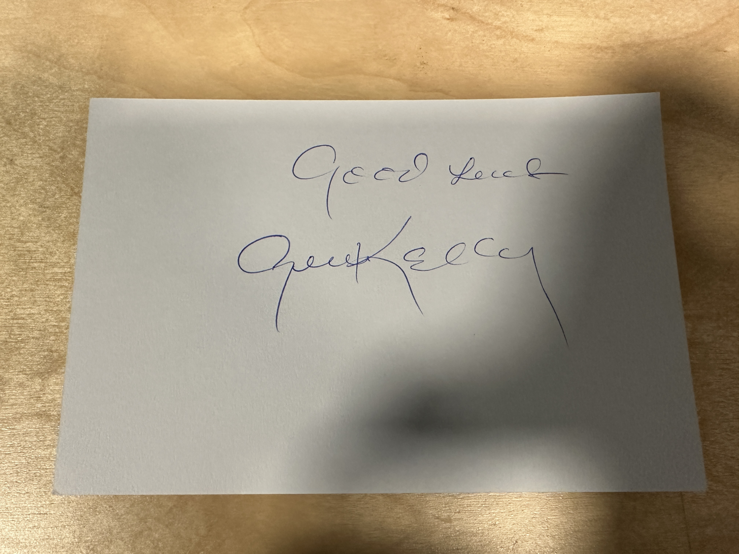 Gene Kelly Autographed PAGE