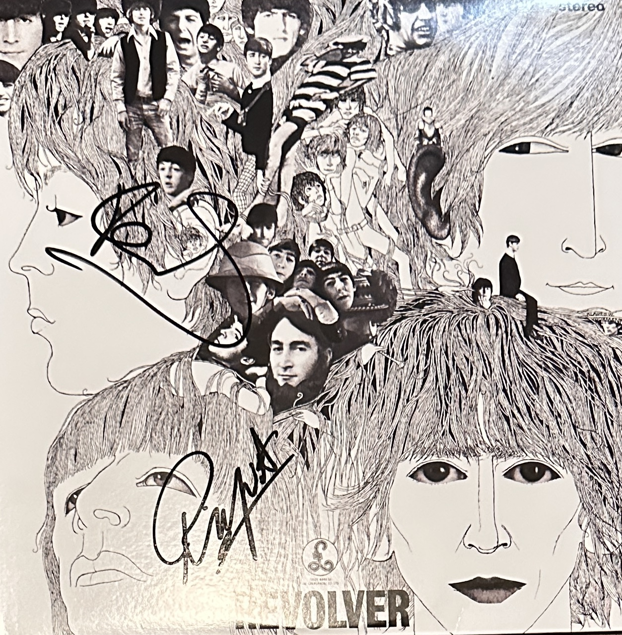 Paul and Ringo Autographed Album 