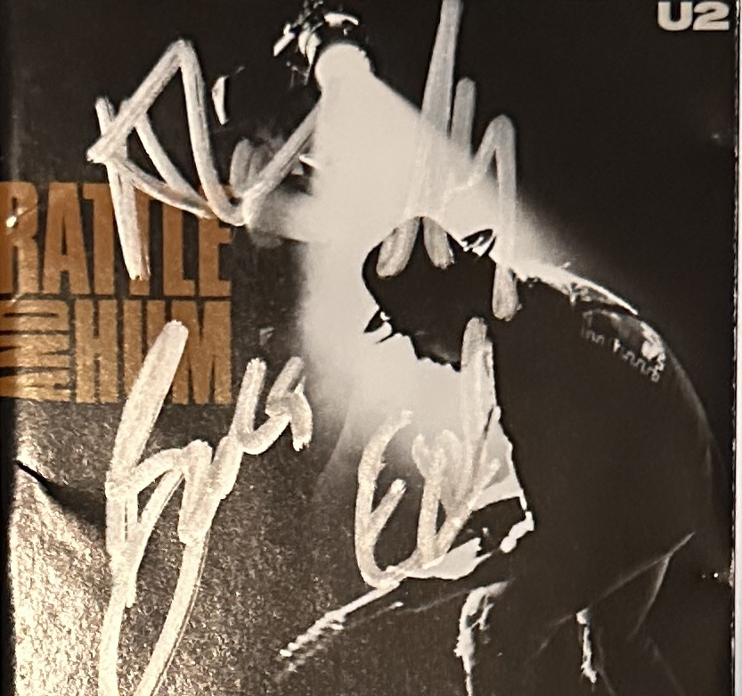 U2 Autographed CD COVER
