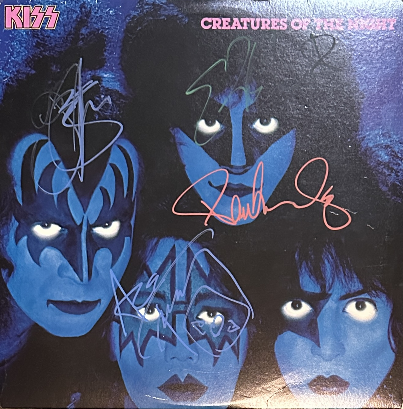 Kiss Autographed Album