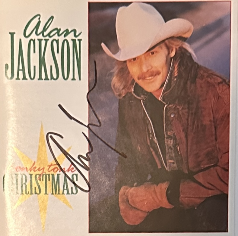 Alan Jackson Autographed CD COVER 