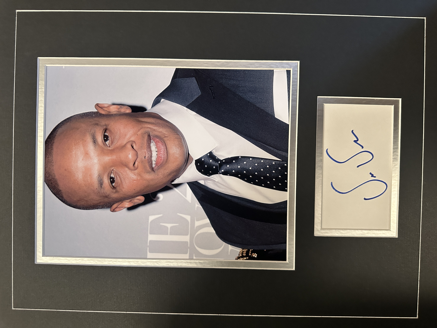 Dr Dre Autographed DISPLAY