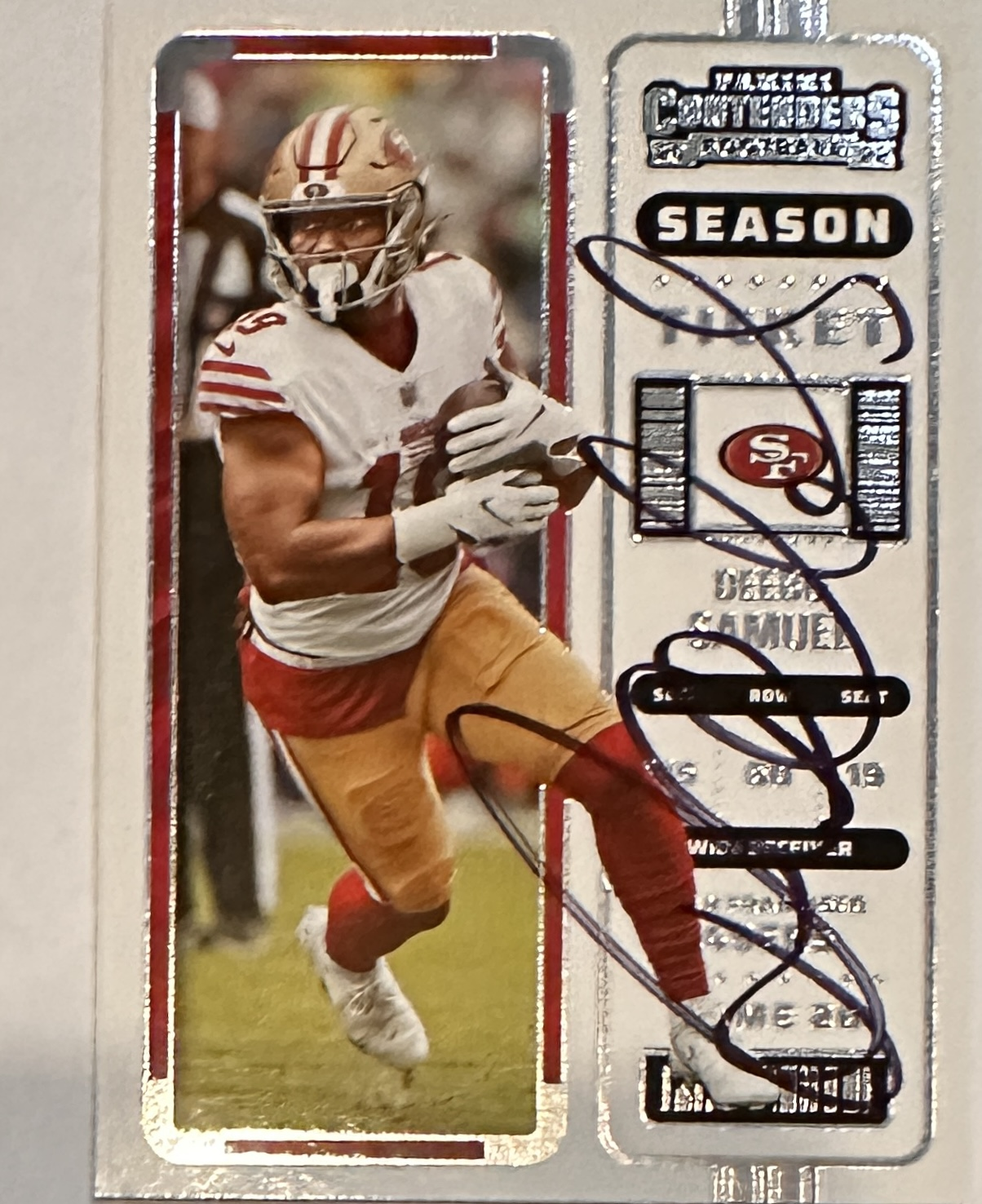 Deebo Samuels Autographed Card 