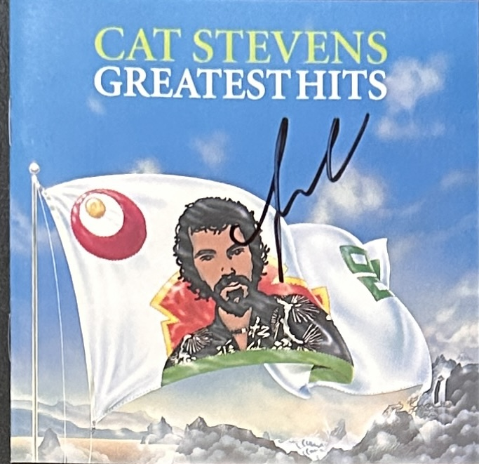 Cat Stevens Autographed CD Cover 