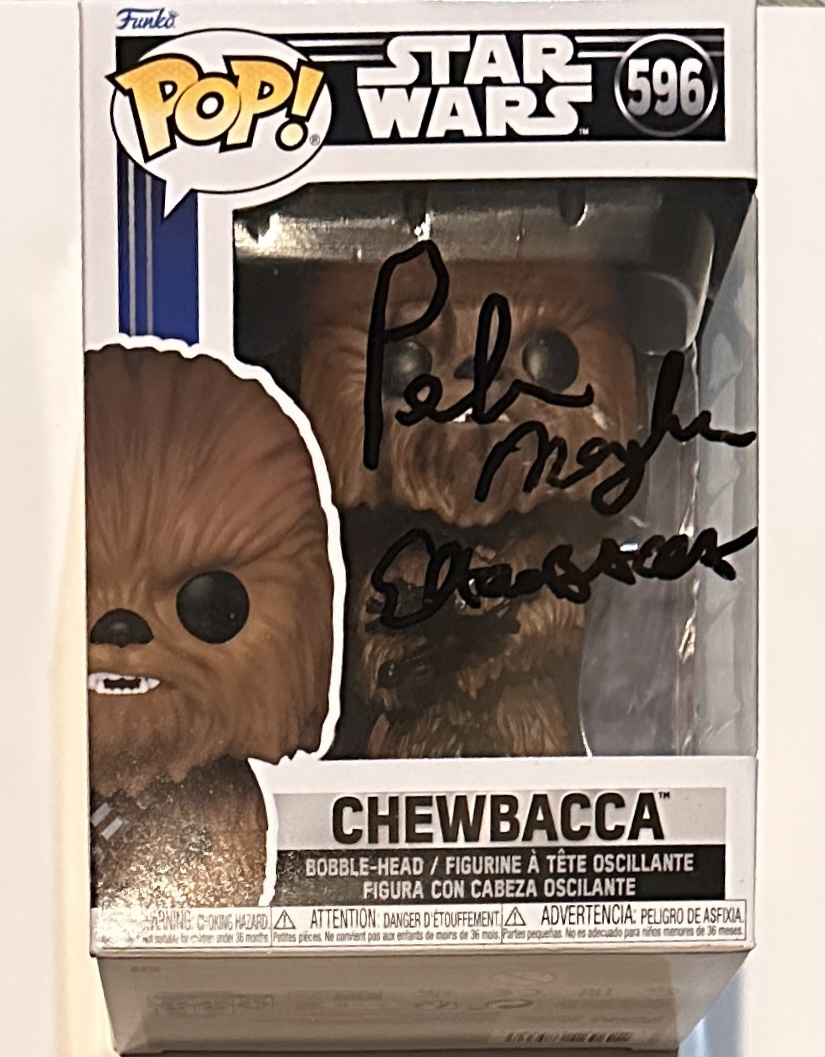 Peter Mayhew Autographed Star Wars Funko