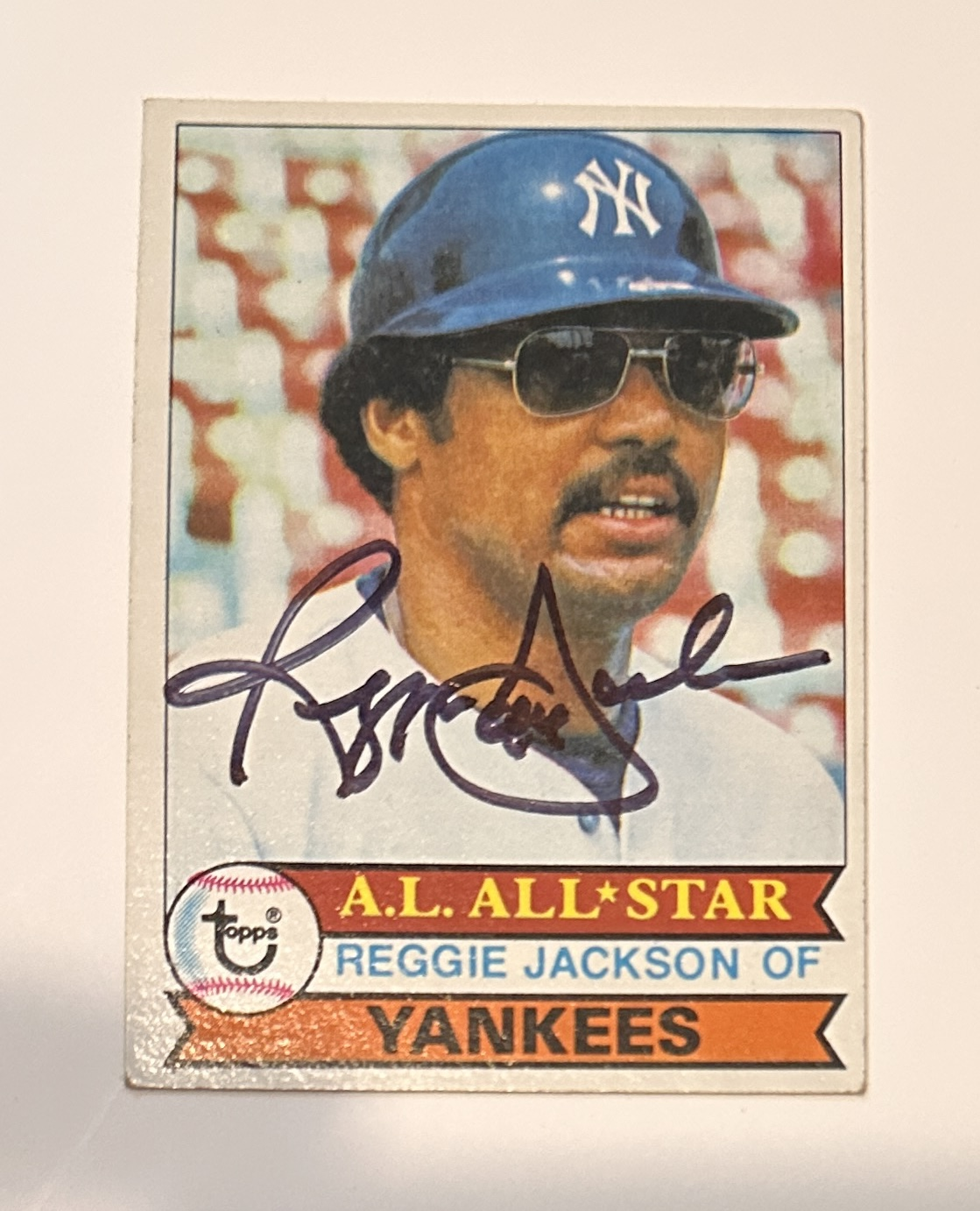 Reggie Jackson Autographed Card 