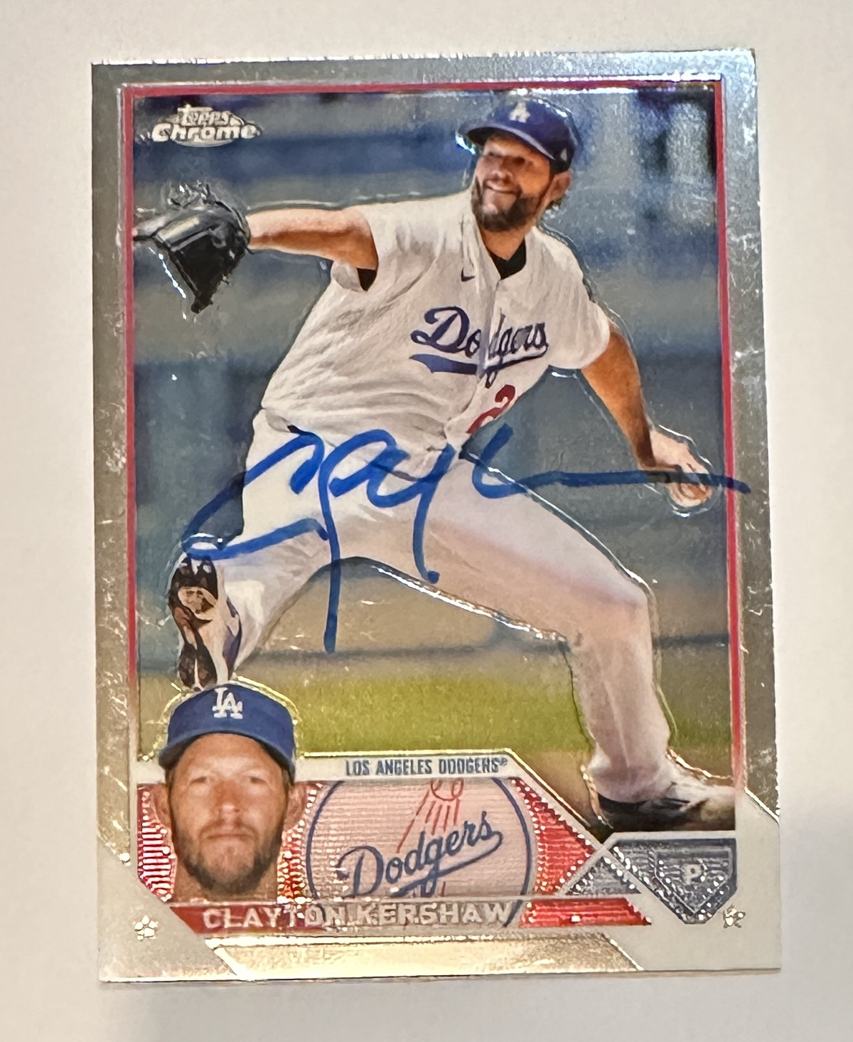 Clayton Kershaw Autographed Card 